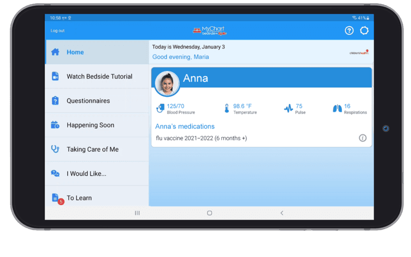 Stay connected to your child’s care.