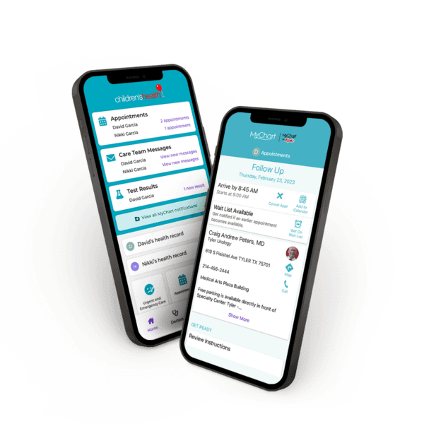Download the Children’s Health app for an easier way to manage your child’s care.
