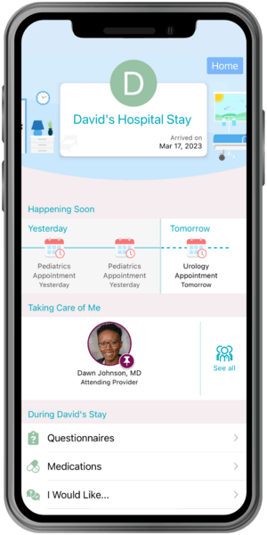 MyChart for Caregivers - MyChart Bedside